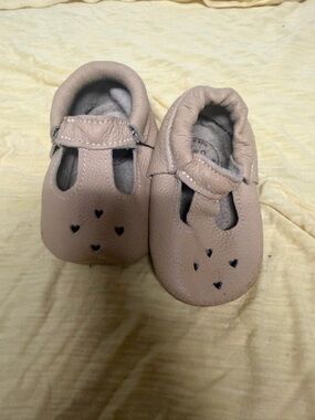 Soft T-Strap Baby Walker Shoes in Light Beige